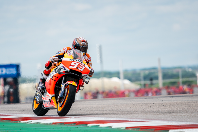 The COTA King; Marc Marquez takes the pole to start (and possibly finish in the same place) tomorrow.